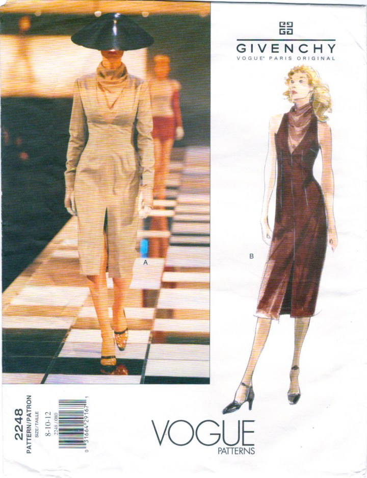 Givenchy by Alexander McQueen pattern Vogue 2248