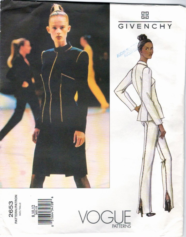 Givenchy by Alexander McQueen pattern Vogue 2653