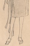 McCall 1920s flapper evening dress pattern detail
