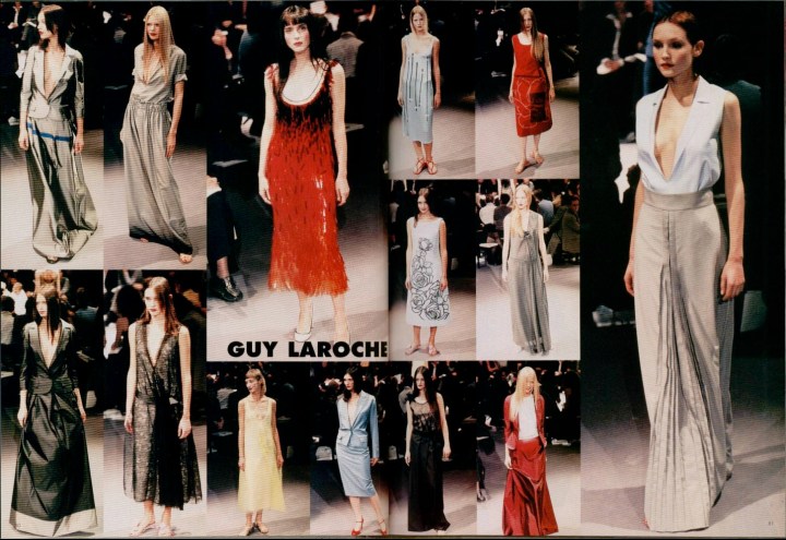 Alber Elbaz for Guy Laroche SS RTW 1999