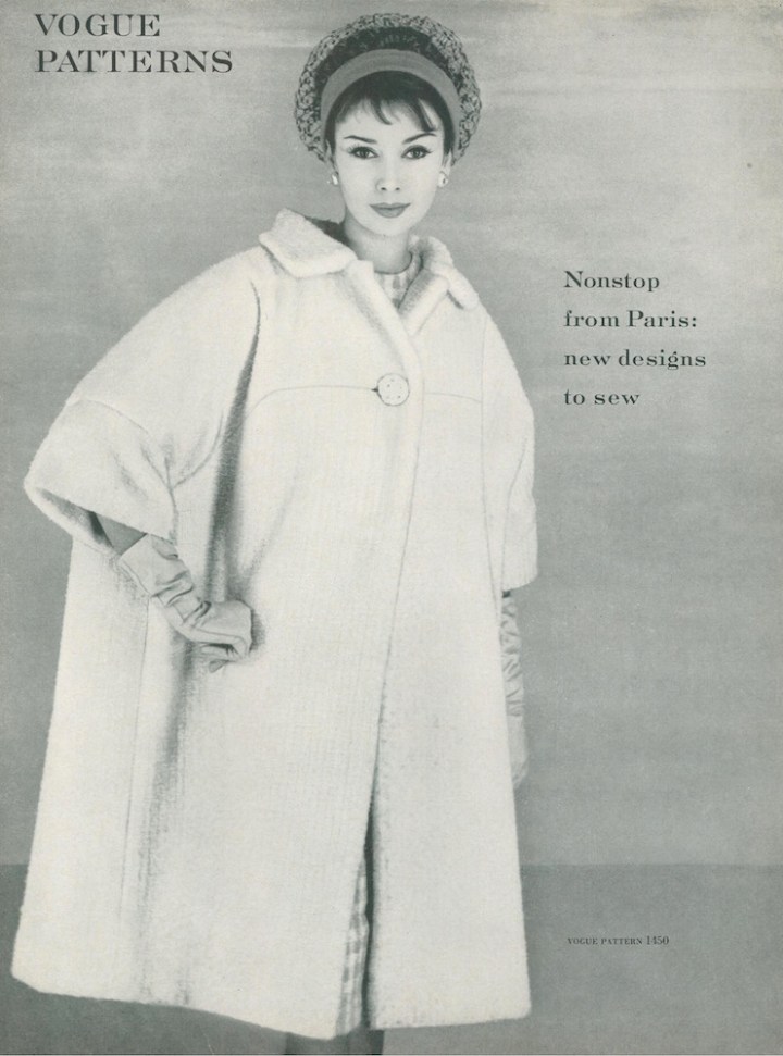 Laroche pattern Vogue 1450 photographed for Vogue magazine, May 1959