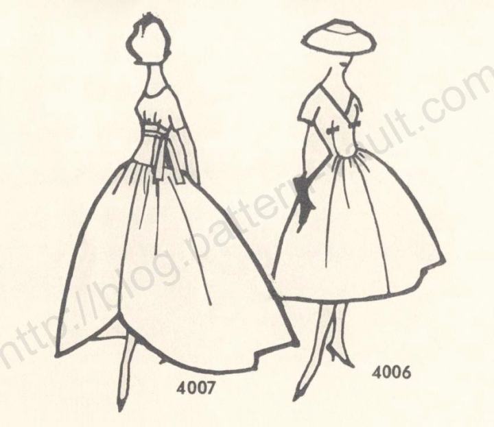 McCall's 4007 & 4006 illustrations patterns by Givenchy