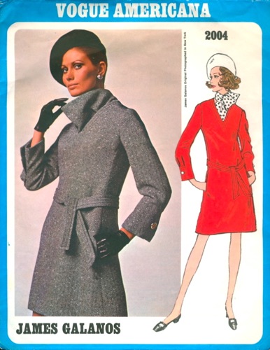 Maud Adams models Vogue 2004 by James Galanos