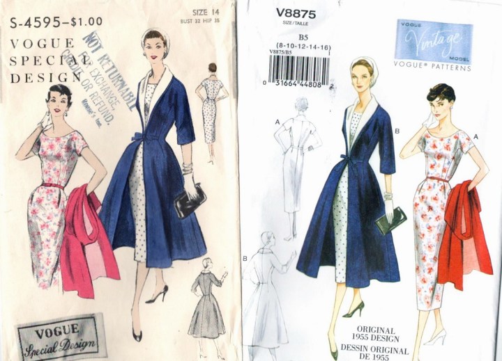 Vintage Vogue patterns, old and new
