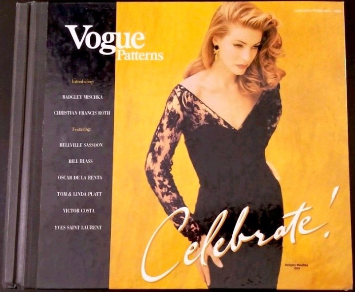 Vogue 1050 by Badgley Mischka, Vogue Patterns retail catalogue, January-February 1993