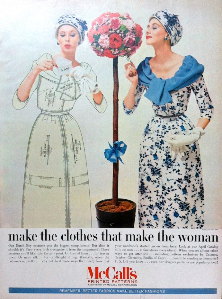 McCall's 3967 advertisement advert March 1957