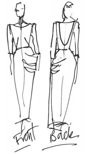 Front / Back - Scarlett sketch