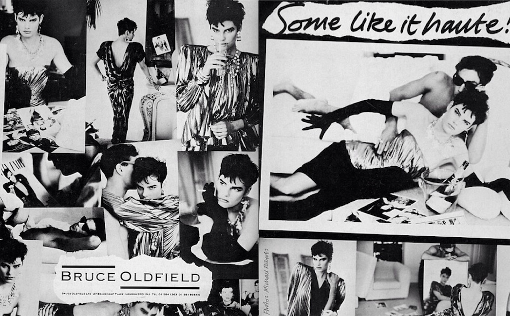 Some like it haute! Bruce Oldfield campaign photographed by Michael Roberts, 1986
