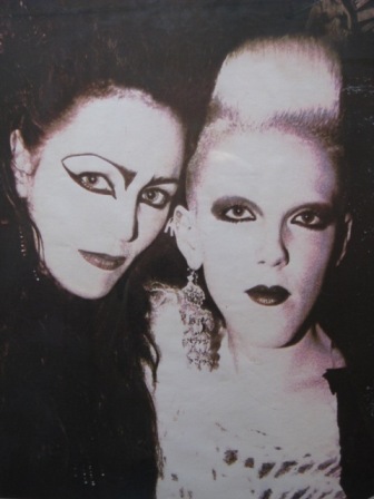 Scarlett Cannon and Juliana Sissons in 1982