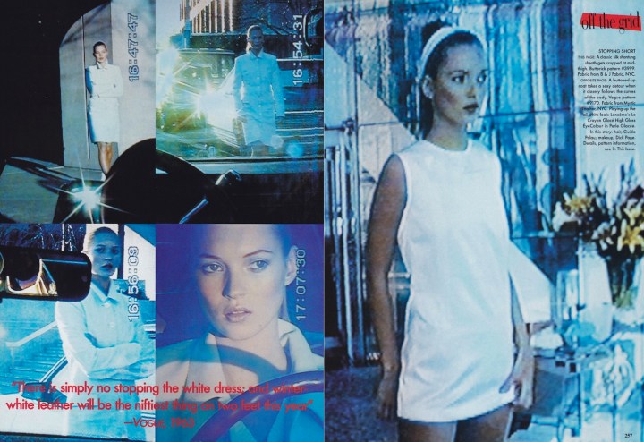 Vogue, August 1995. Photos: Nick Knight. Fashion Editor: Camilla Nickerson.