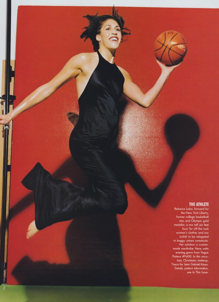 Vogue Nov 1997 Rebecca Lobo photographed by Michel Comte