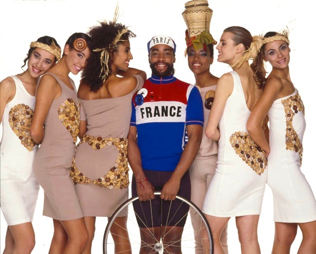 Patrick Kelly Spring 1988 collection. Photo: Oliviero Toscani