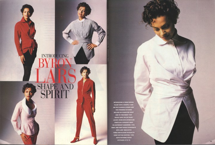 Byron Lars in Vogue Patterns Jul/Aug 1994