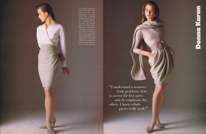 Donna Karan Vogue Patterns Sept/Oct 1987b