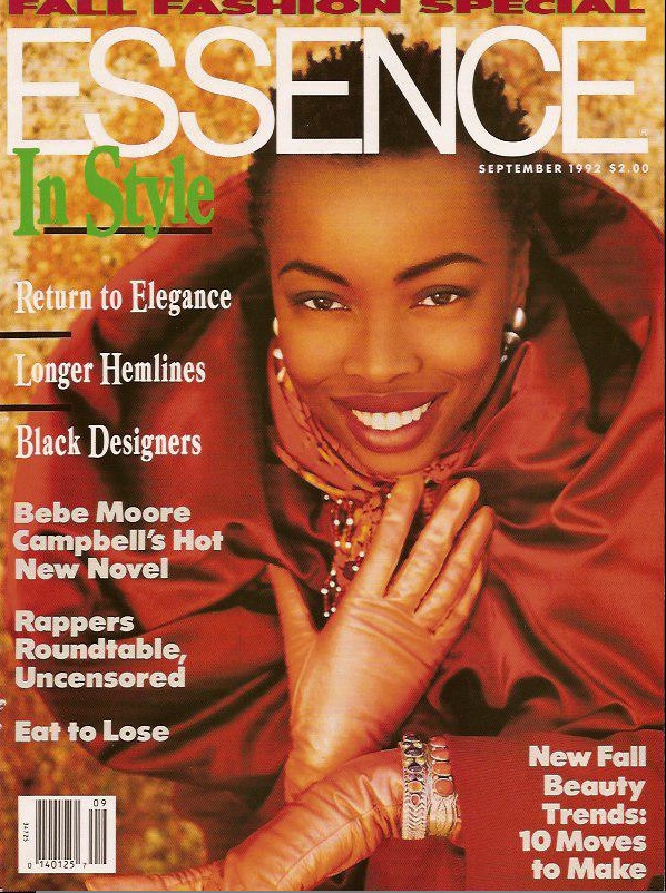 Phina Oruche on the cover of Essence magazine, September 1992