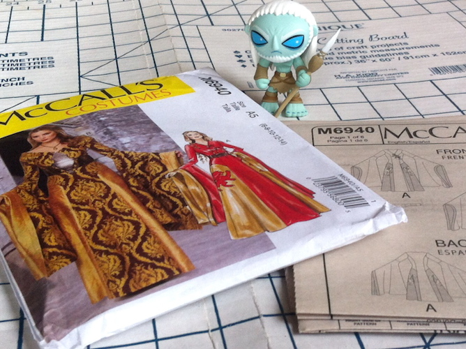 McCall's 6940 with White Walker mini figurine