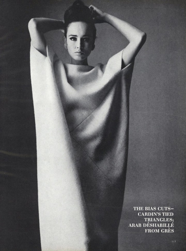 Grès caftan by Irving Penn for Vogue, Sept 1963