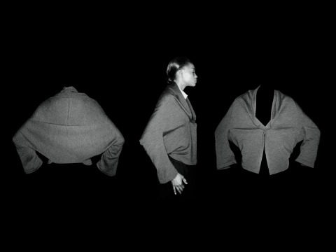 Yohji Yamamoto top photographed by Nick Knight