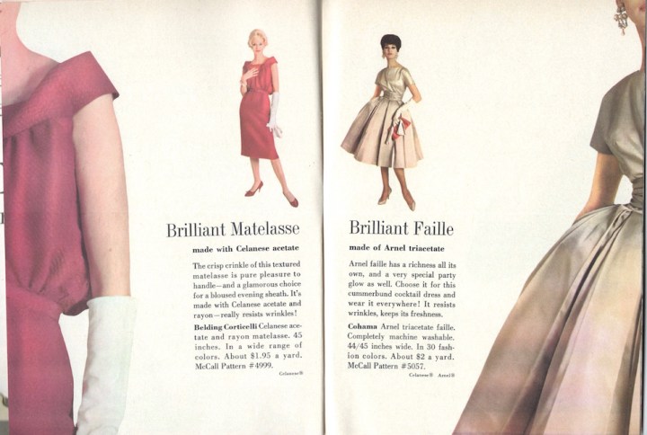 1950s dress patterns McCall's 4999 and McCall's 5057