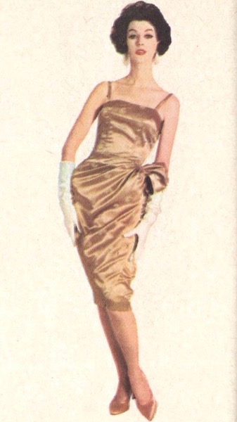 Dovima wears McCall's 4425 for Celanese, 1959