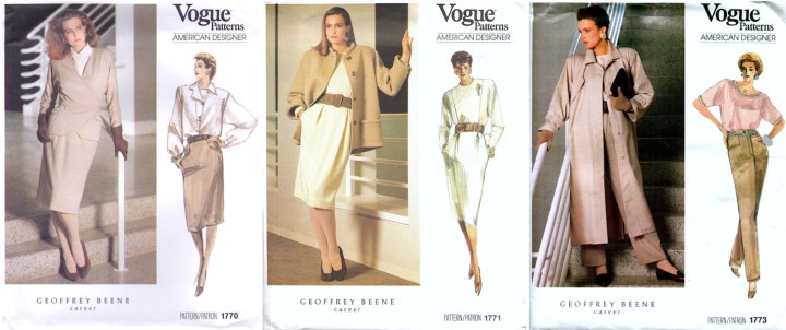 Vogue 1770, 1771, 1773 by Geoffrey Beene