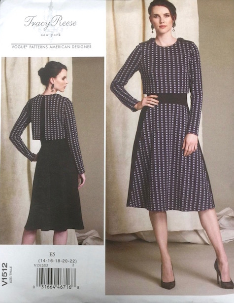 Tracy Reese FW 2015 dress pattern Vogue 1512