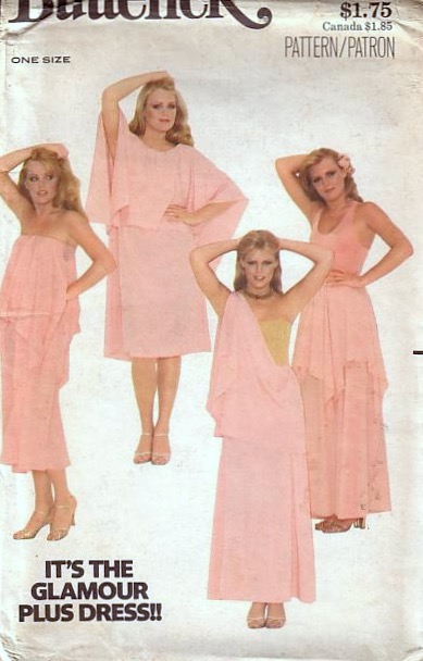 It's the Glamour Plus Dress!! Butterick 5683 (ca. 1977)