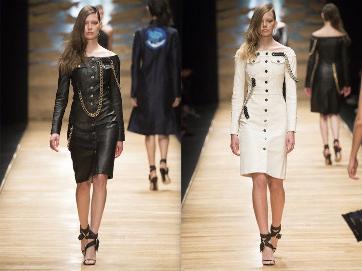 Look 30, 32 Guy Laroche Spring 2016 collection