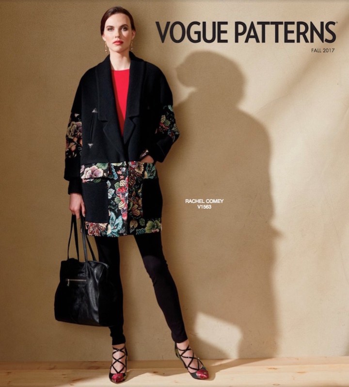 Rachel Comey's Karloff coat (V1563), Vogue Patterns lookbook, Fall 2017