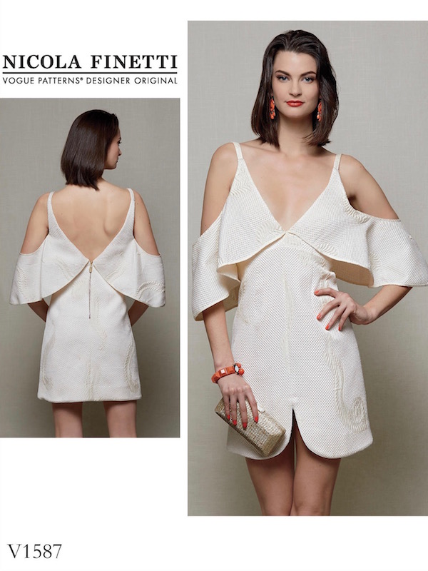 Nicola Finetti dress pattern Vogue 1587
