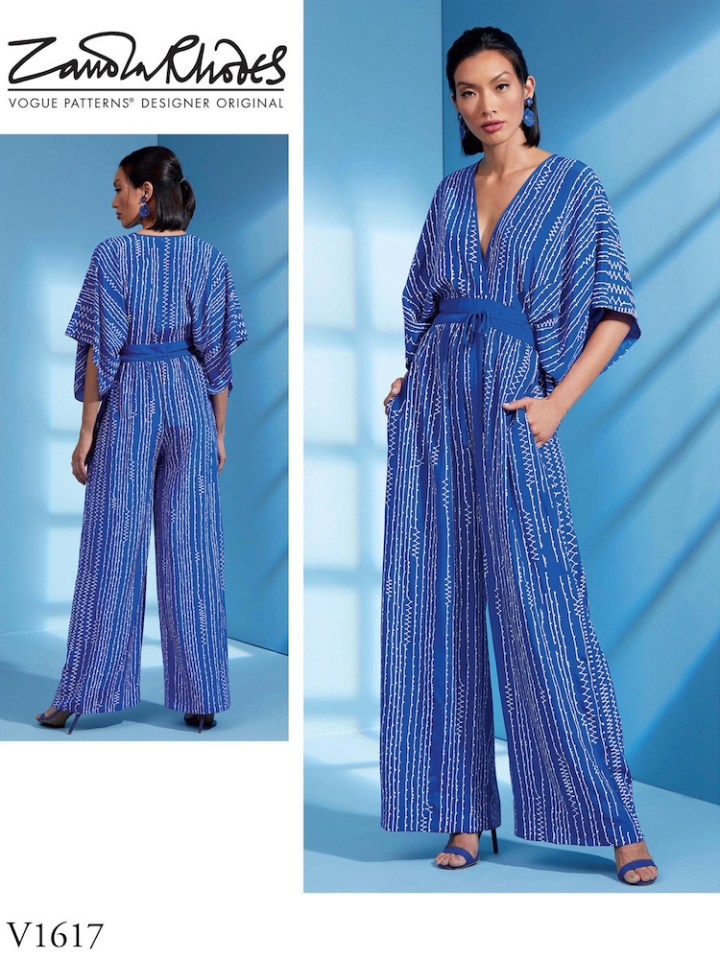 Vogue 1617 by Zandra Rhodes (2019)