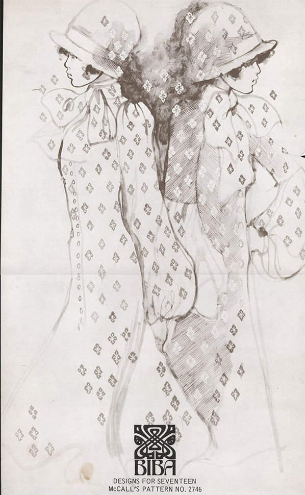 Biba designs for Seventeen: McCall's Pattern no. 2746