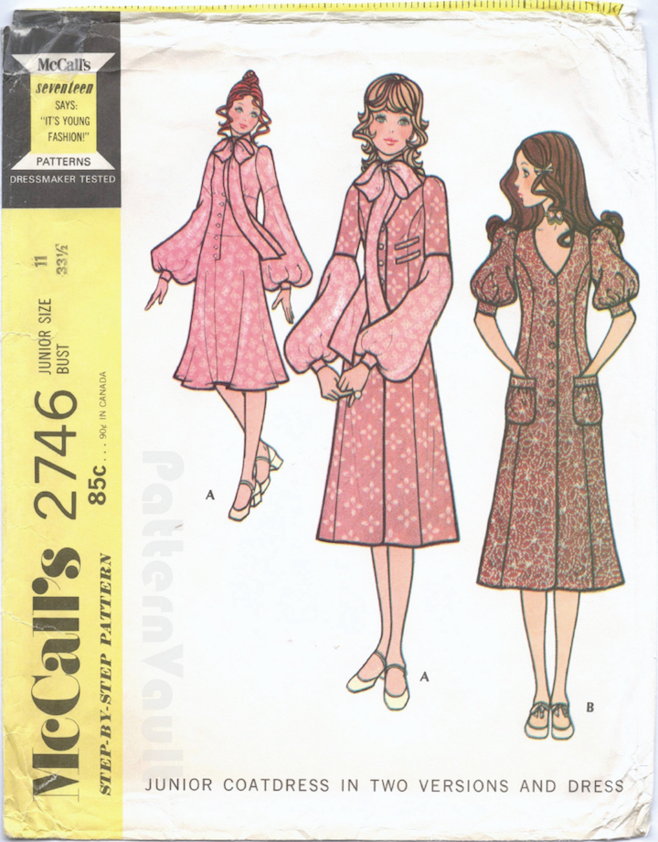 1970s Biba pattern McCall's 2746