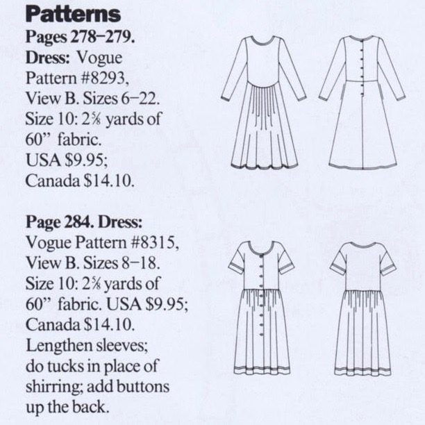 Very Easy Vogue Sport 8293 and Vogue Sport 8315 - Lengthen sleeves; do tucks in place of shirring; add buttons up the back