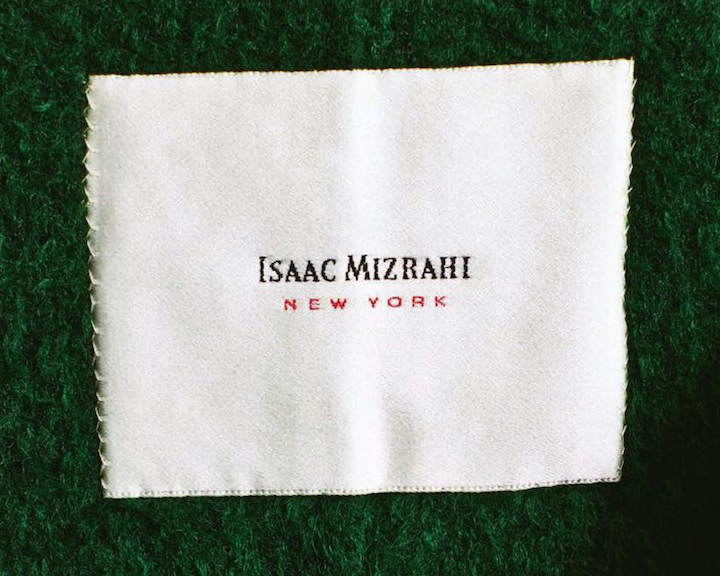 Isaac Mizrahi New York logo design by Tibor Kalman