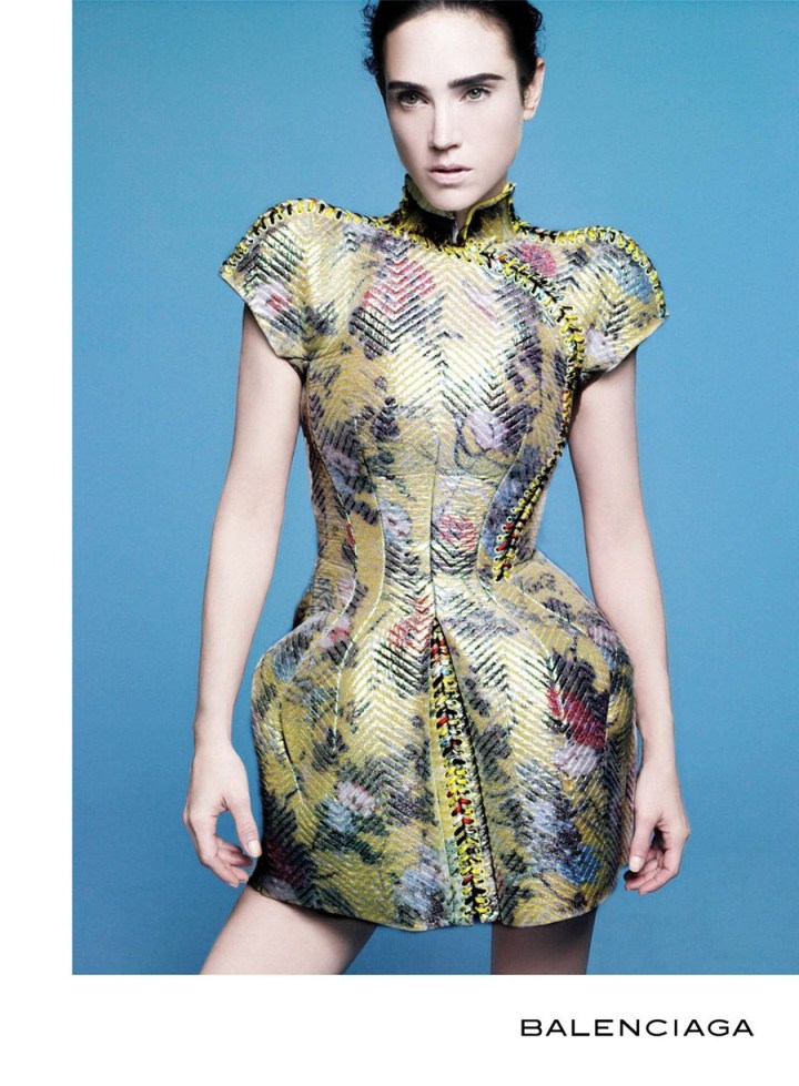 Jennifer Connelly photographed by David Sims for Nicolas Ghesquière's Spring 2008 Balenciaga ad campaign