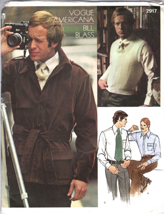Vintage Designer Menswear: Vogue&nbsp;Patterns